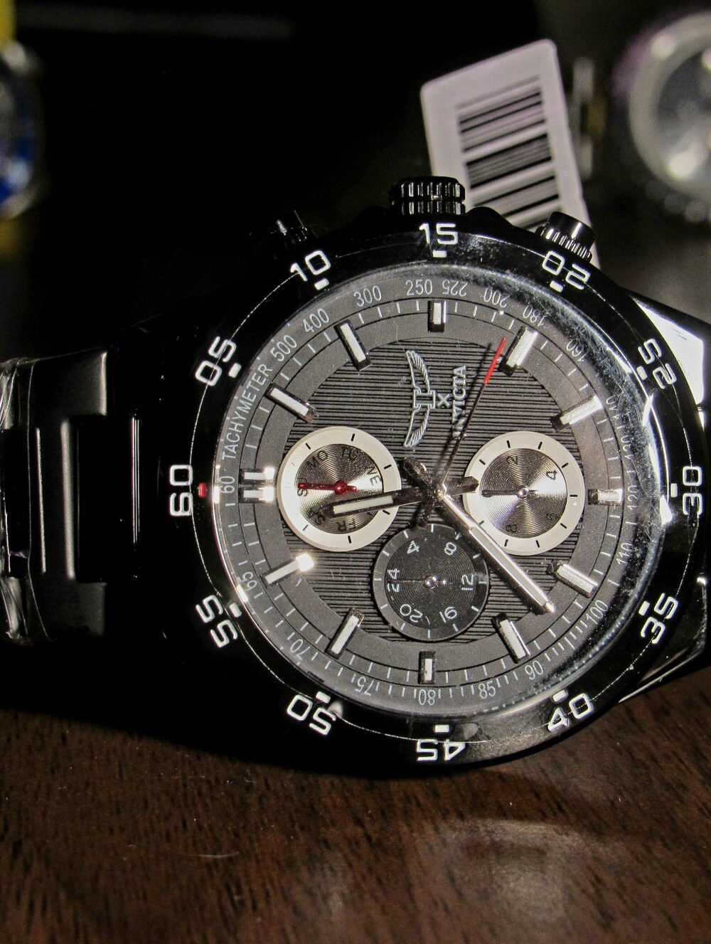 Invicta Black and Silver Men's S1 Rally Watch